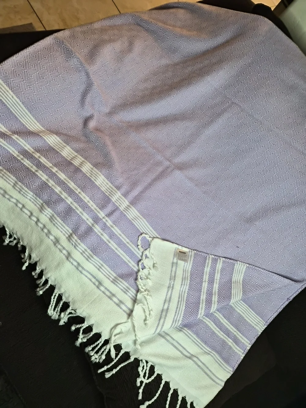 Lilac Turkish Throw, Also Known as a Peshtemal or Hammam XL #0232